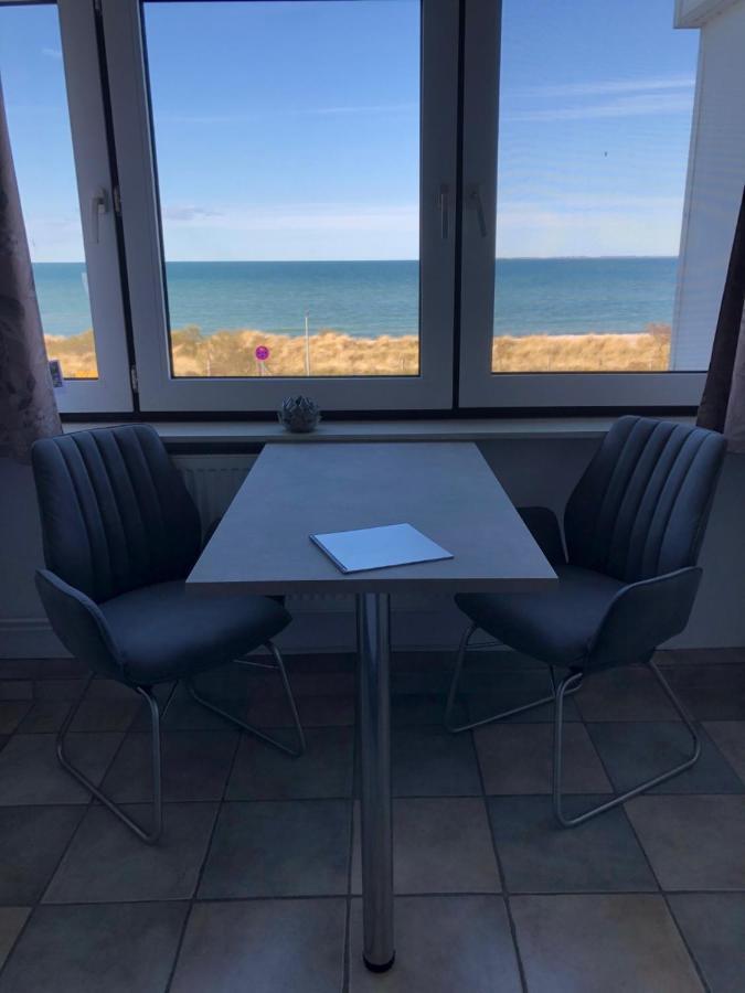 Ferienwohnung Direkt am Strand, mit Meerblick perfekt für 2 Personen Heiligenhafen Exterior foto